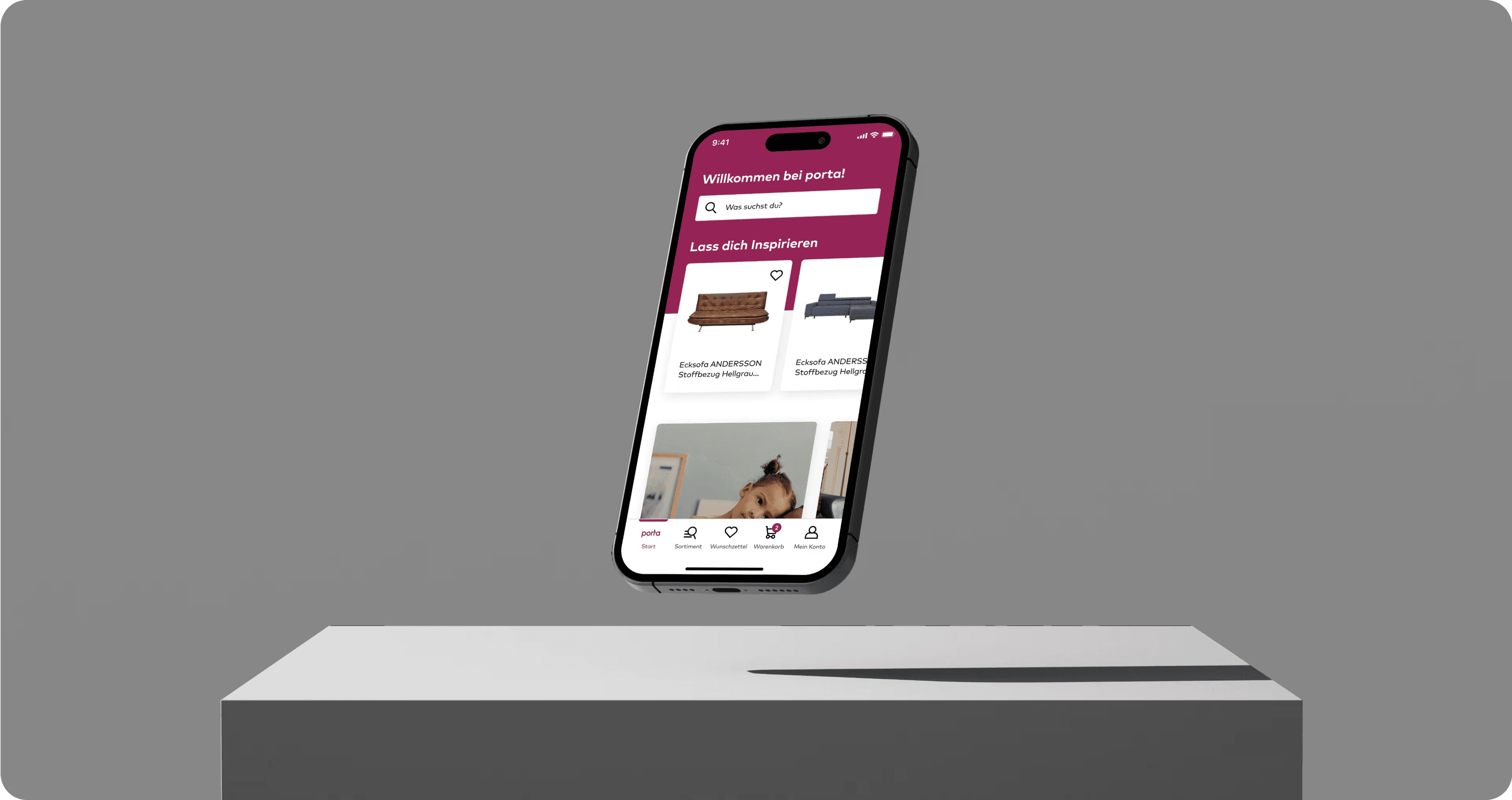 Porta App - Das Schönste am Einrichten? Mobiles Möbel-Shopping.